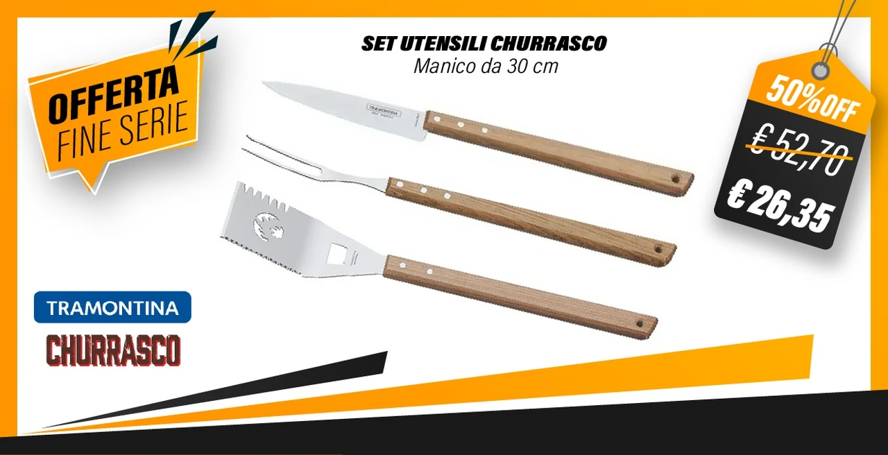 SET PER GRIGLIATA 3 SET PER GRIGLIATA