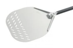 PALA IN ALLUMINIO ANODIZZATO STONDATA FORATA - LARGH. 36 CM