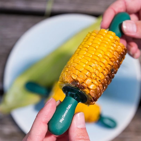 Big Green Egg CORN HOLDERS - REGGI PANNOCCHIE - SET 4 PZ 4 Big Green Egg CORN HOLDERS - REGGI PANNOCCHIE - SET 4 PZ - immagine 2