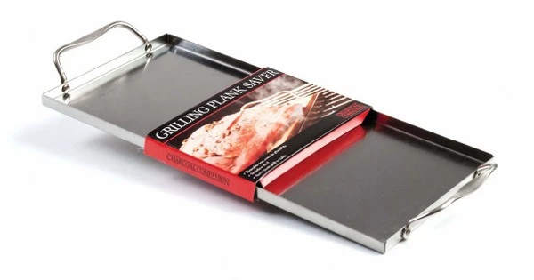 VASSOIO IN ACCIAIO PER PLACCA DI LEGNO 4 VASSOIO IN ACCIAIO PER PLACCA DI LEGNO - immagine 2