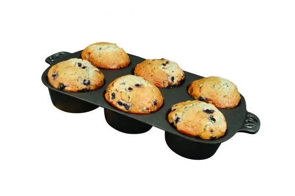 Camp Chef CAST IRON MUFFIN PAN 28 X 16 X H 4 3 Camp Chef CAST IRON MUFFIN PAN 28 X 16 X H 4