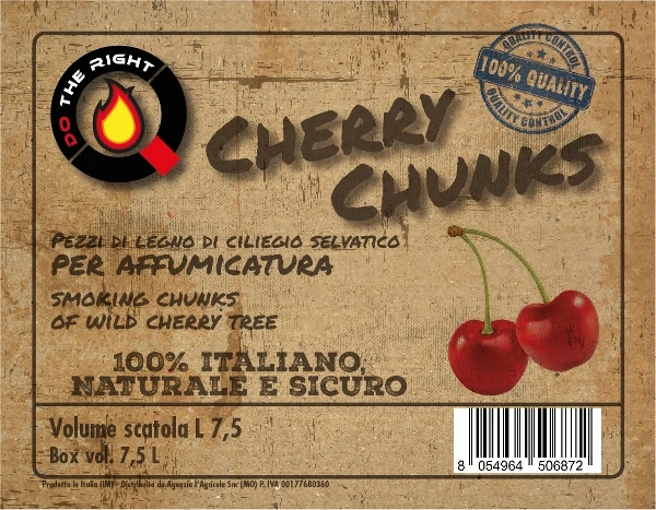 CHUNKS DI LEGNO DI CILIEGIO 3 CHUNKS DI LEGNO DI CILIEGIO - immagine 2