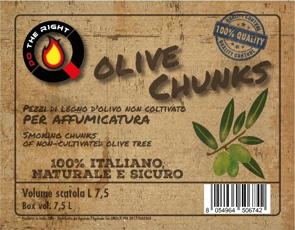 CHUNKS DI LEGNO DI OLIVO 4 CHUNKS DI LEGNO DI OLIVO - immagine 2