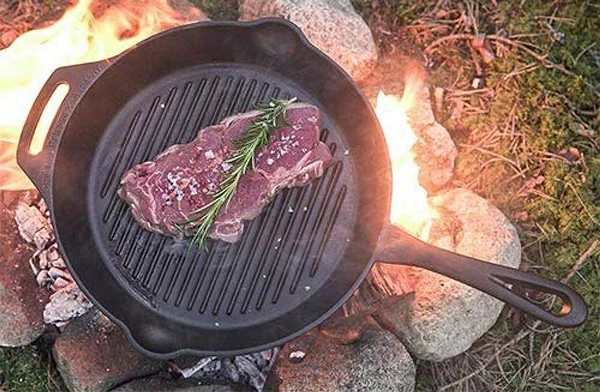 Petromax SKILLET IN GHISA BASE RIGATA - DIAM. 35 CM 5 Petromax SKILLET IN GHISA BASE RIGATA - DIAM. 35 CM - immagine 3