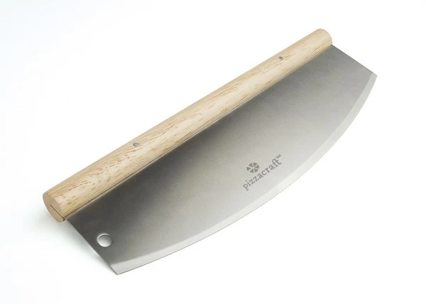 TAGLIA PIZZA IN ACCIAIO CON MANICO IN LEGNO 4 TAGLIA PIZZA IN ACCIAIO CON MANICO IN LEGNO - immagine 2