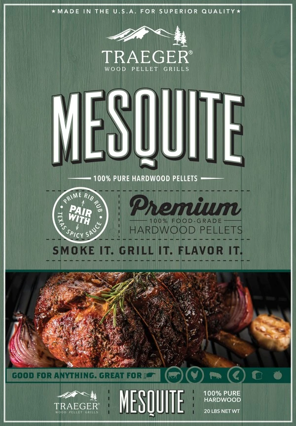 Traeger PELLET MESQUITE - SACCO KG 9 4 Traeger PELLET MESQUITE - SACCO KG 9 - immagine 2