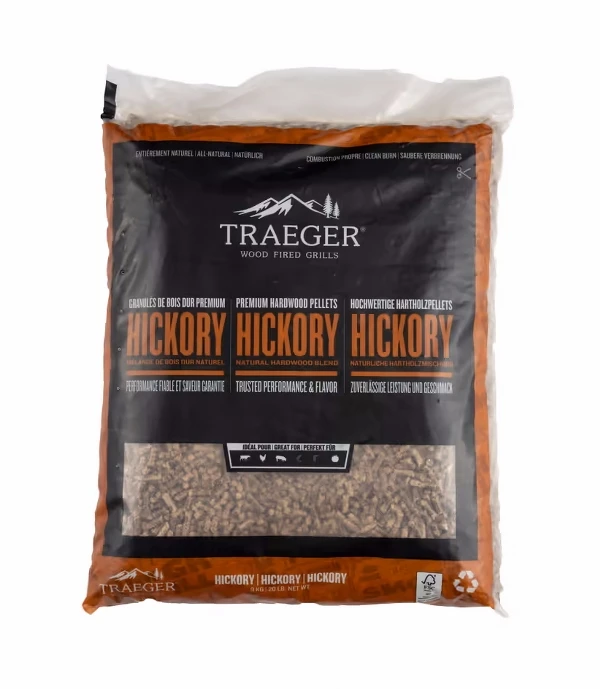 Traeger FSC - HICKORY PELLETS - 9 KG 3 Traeger FSC - HICKORY PELLETS - 9 KG