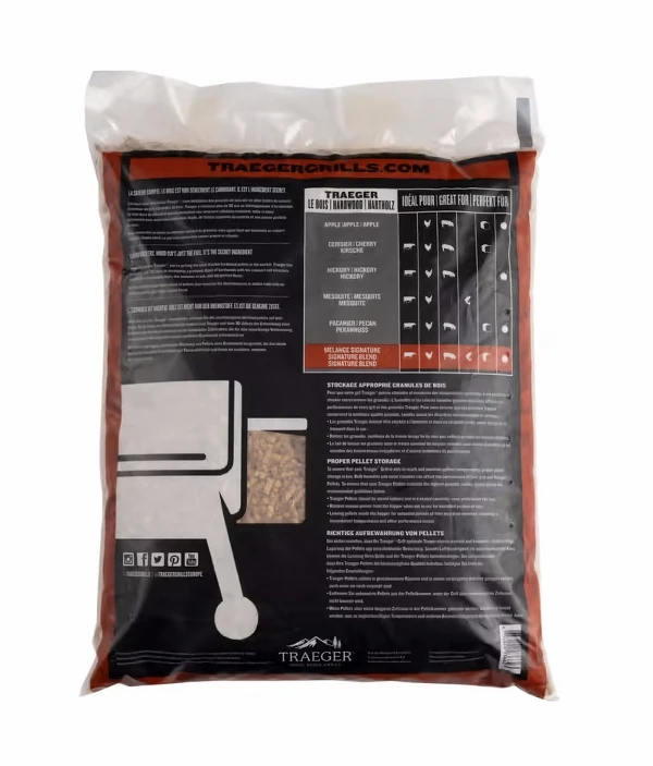 Traeger FSC - SIGNATURE BLEND PELLETS - 9 KG 4 Traeger FSC - SIGNATURE BLEND PELLETS - 9 KG - immagine 2