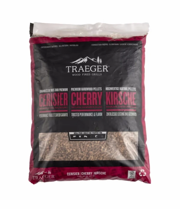 Traeger FSC - CHERRY PELLETS - 9 KG 3 Traeger FSC - CHERRY PELLETS - 9 KG