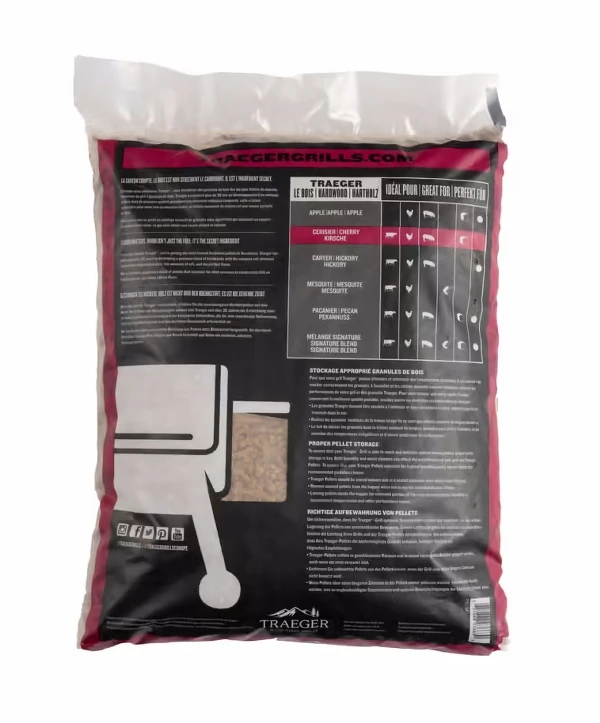 Traeger FSC - CHERRY PELLETS - 9 KG 4 Traeger FSC - CHERRY PELLETS - 9 KG - immagine 2