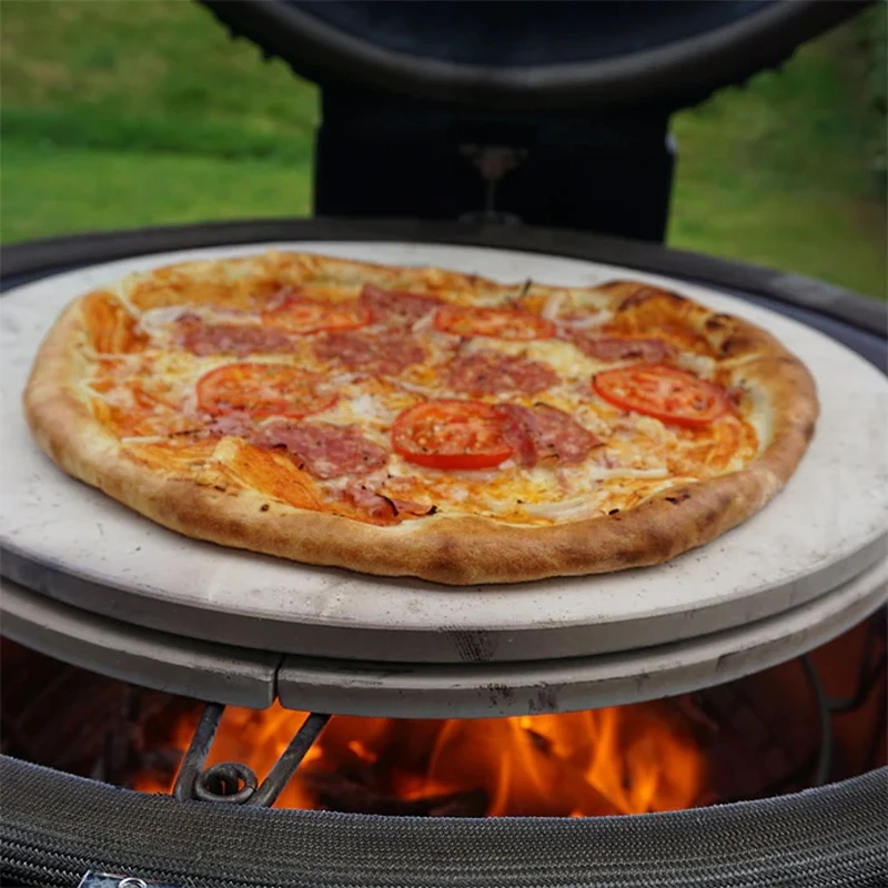 Kamado Joe PIETRA PIZZA IN CERAMICA 3 Kamado Joe PIETRA PIZZA IN CERAMICA - immagine 2