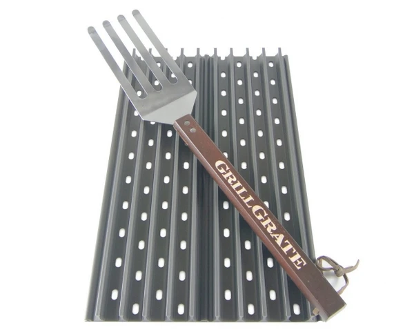 SET 2 GRIGLIE 40 X 13,34 CM PER GRILL RETTANGOLARI 6 SET 2 GRIGLIE 40 X 13,34 CM PER GRILL RETTANGOLARI - immagine 4