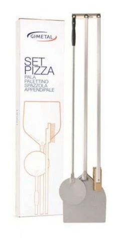 SET 4 PALE E ATTREZZI PIZZA PER USO DOMESTICO