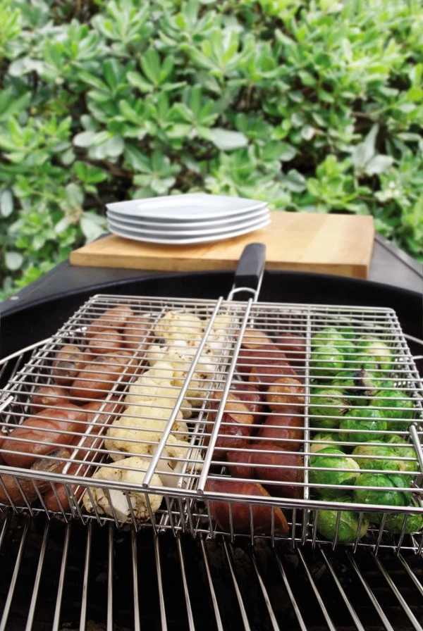 GRIGLIA UNIVERSALE 4 SCOMPARTI PER BARBECUE 5 GRIGLIA UNIVERSALE 4 SCOMPARTI PER BARBECUE - immagine 3